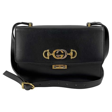 GUCCI Black GG Monogram Canvas MESSENGER BAG Crossbody at 1stDibs ...