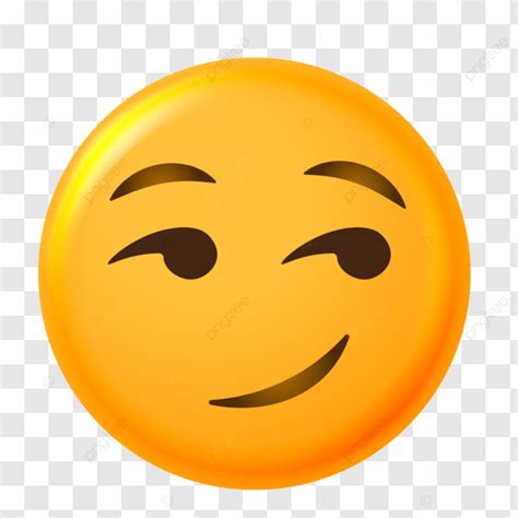 Smirking Face Emoji PNG, Vector, PSD, and Clipart With Transparent ...