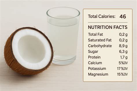 Total Calories and Nutritional Value in Coconut Water - HEALTHIANS BLOG