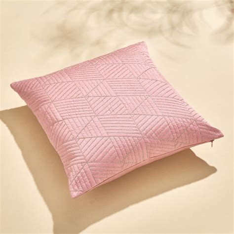 Buy Velour Quilted Cushion Cover - 40x40cm from Home Centre at just INR ...