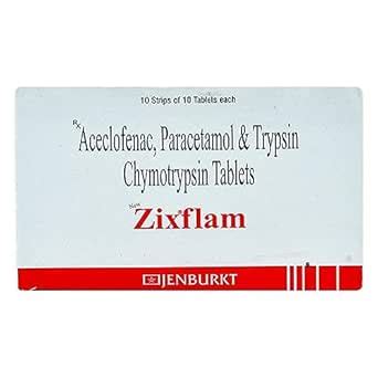 Zixflam New - Strip of 10 Tablets : Amazon.in: Health & Personal Care
