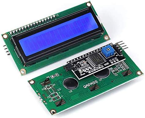 16x2 LCD Display with Pre-Soldered I2C Module | Plug-and-Play for UNO ...