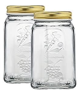 Buy Pasabahce Homemade Glass Jar with Metellic Lid from House of the ...