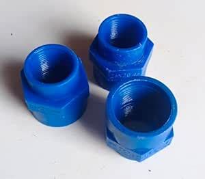 PVC Hex Female Threaded Adaptor 20/25mm (3Pcs) Blue Colour : Amazon.in ...