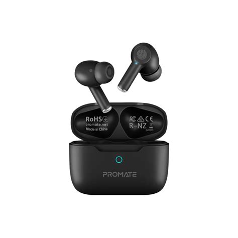 Promate High-Definition ANC TWS Earphones with intellitouch