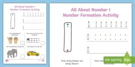All About Number 3 | Tracing Number 3 Formation Activity