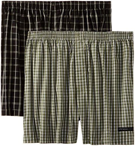 Buy Chromozome Men's Cotton Boxers (Pack of 2) (IT 04 Assorted XL) at ...