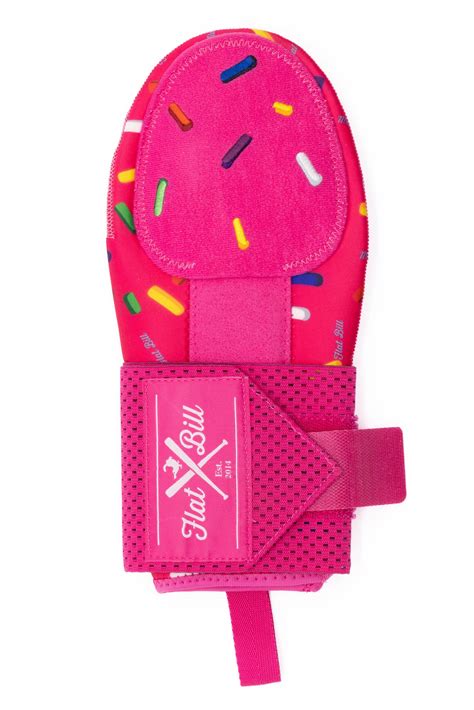 Pink Donut Sprinkles Sliding Mitt Flatbill – Flatbill Baseball