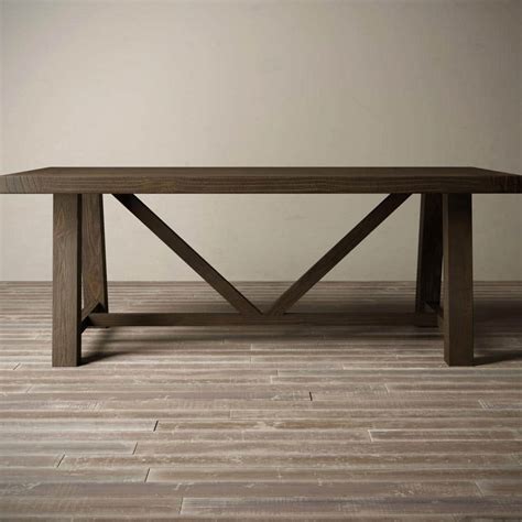 Urban Woodcraft Andora 78 in. Salvaged Espresso Dining Table 500H.78DT ...