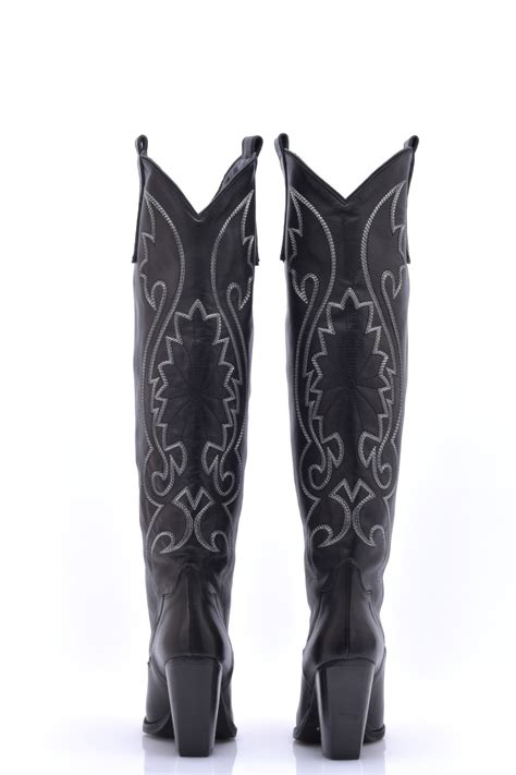 Sanctum Cardinale black cowboy boots - Italian High Heels by Sanctum Shoes
