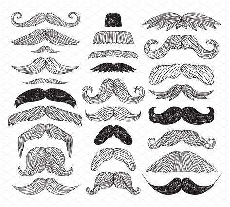 Mustache Illustration Vector