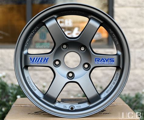 Rays Volk Racing TE37 Wheels 15X8 4X100 +35 Offset Titanium Gunmetal