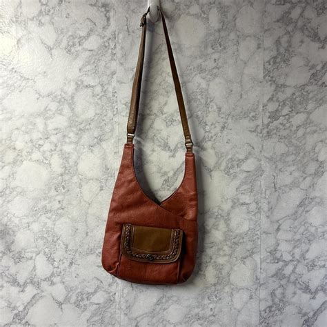 Bueno cross body bag Orangish red color Snap front... - Depop