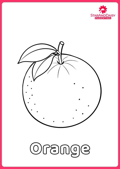 Laranja Desenho Para Colorir