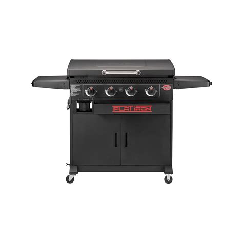 Char-Griller Premium Flat Iron 4 Burner Griddle Gas BBQ - Bunnings ...