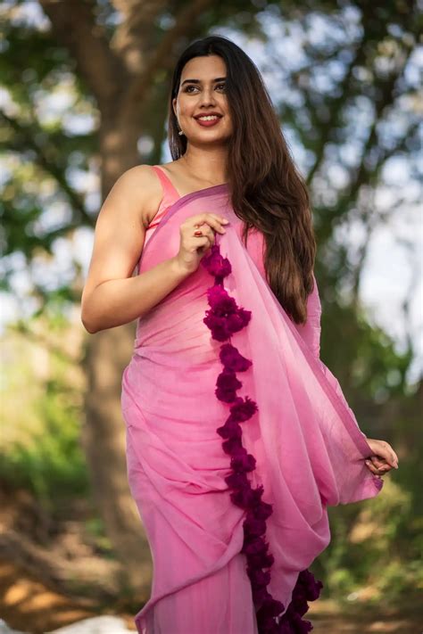 Cherry Blossom Pink Saree - I Love Sarees