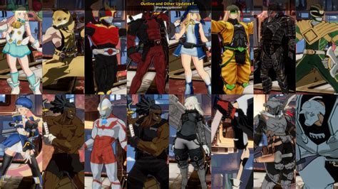 Outline and Other Updates for 16 mods Mod for GUILTY GEAR -STRIVE ...