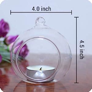 Buy SHRI RAMDAYAL (SRD)-THE DECOR HUB Hanging Planter Crystal Glass Tea ...