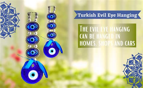 Buy DT DECTONE Plastic Turkish Evil Eye Nazar Battu Hanging For Home ...
