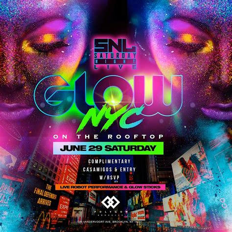 Glow NYC @ Polygon BK 2 Floors with Rooftop: Free entry w/ RSVP ...