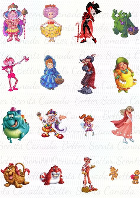 Candy Land Board Game Characters (Modern) | Candy land characters ...