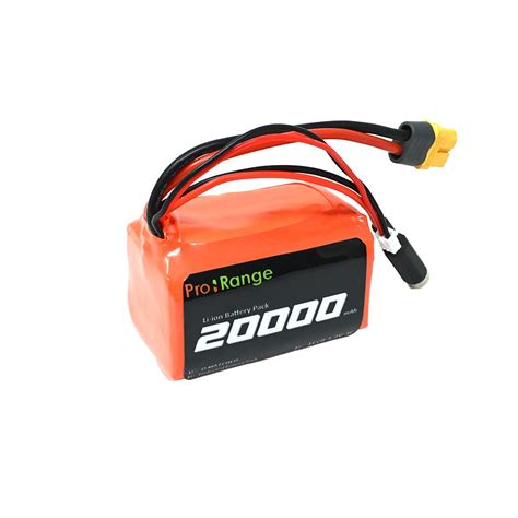 Pro-Range Battery Pack INR 18650 3.7V 20000mAh 3C 1S4P | Robu.in