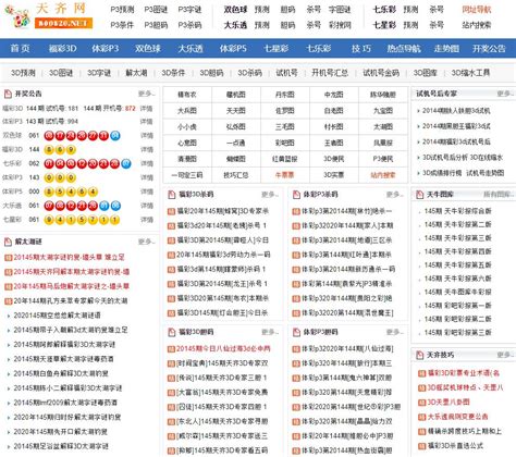 天齐网(800820)福彩3d字谜图迷汇总,3d专家预测_网站之家
