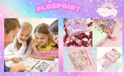 PLUSPOINT Diy Unicorn Notebook Kit Gift Set For Girls Cute Creative ...
