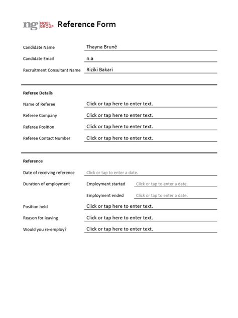 Image result for Reference Code Form