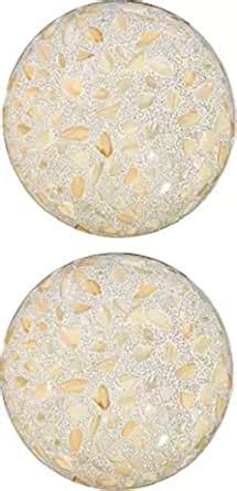 Somil Glass Round Ceiling Lamp Hand Decorative with Colorful Chips ...