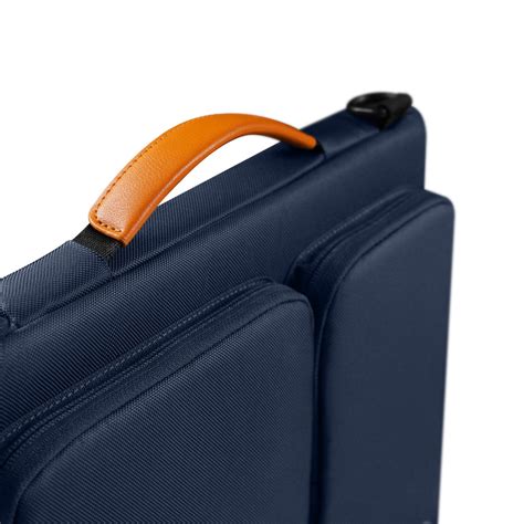 Defender-A42 Laptop Briefcase 13.5-14 Inch -Navy Blue | TOMTOC