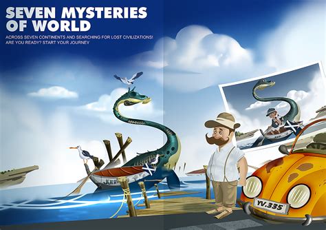 关于《世界7大未解之谜》童书制作的探讨|插画|商业插画|popcornbros - 原创作品 - 站酷 (ZCOOL)