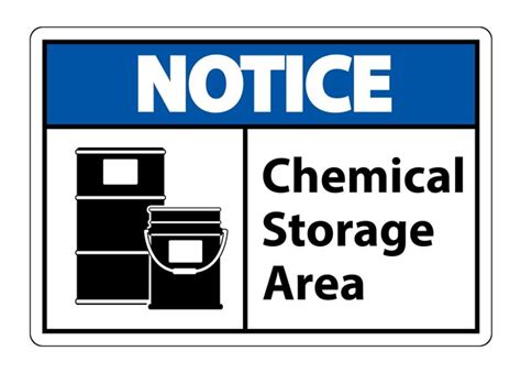 Chemical storage symbol sign isolate on white background | Premium Vector