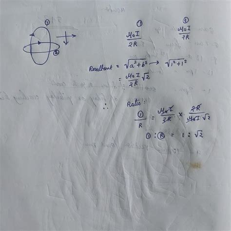 Two identical current loops are placed with their planes mutually ...