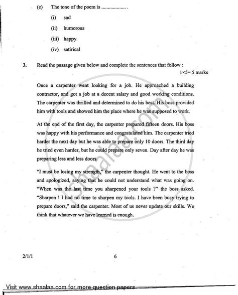 Image result for Class 10 English Pyq