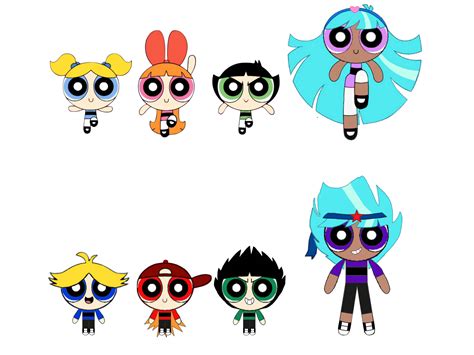 the Powerpuff Girl and the Rowdyruff Boys (b) by Noar44tt on DeviantArt