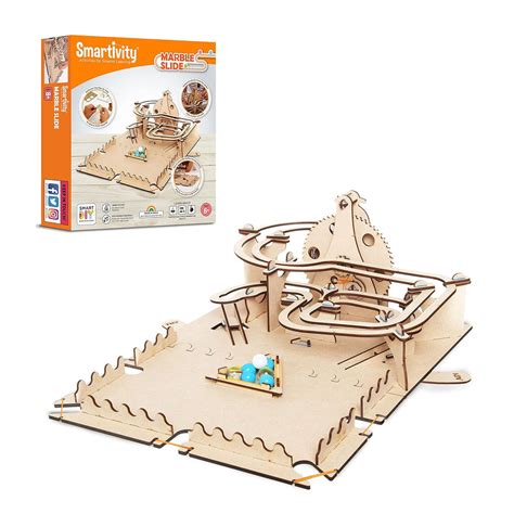 Smartivity Roller Coaster Marble Run STEM DIY Kit for Kids 8-14 Years ...