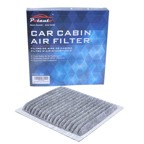 POTAUTO MAP 1041C (CF10547) Replacement Activated Carbon Car Cabin Air ...