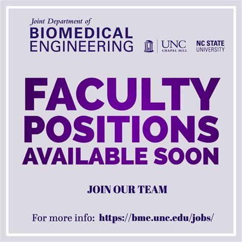 Joint Department of Biomedical Engineering | UNC & NC State on LinkedIn: #hiring #research # ...