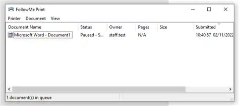 Image result for Print Queue Status