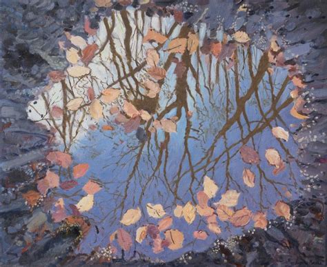 autumn reflections Painting by Andrew Macara | Saatchi Art