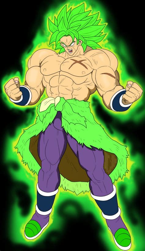 ArtStation - Full Powered Super Saiyan Broly Fan Art Painting