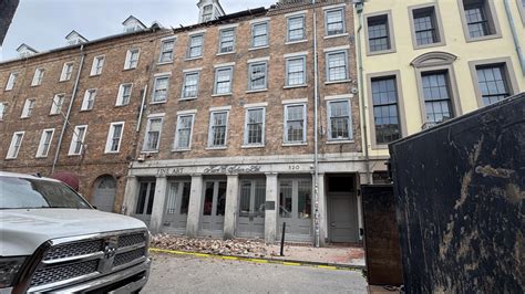 Partial Building Collapse on St. Louis Street in New Orleans French ...