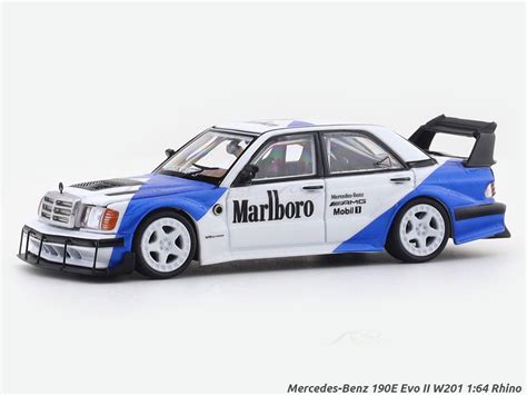 Broken Acrylic : Mercedes-Benz 190E Evo II W201 Marlboro blue 1:64 ...