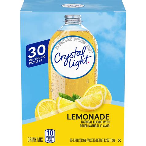 Crystal Light Lemonade Naturally Flavored With Other Natural Flavor ...