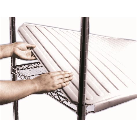 Hard Plastic Shelf Liner Con Tact Duraliner Clear Ribbed 24 In. X 10