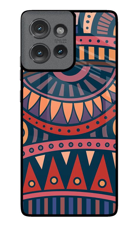 Buy Now African Culture Design Glass Case for Moto Edge 50 Online ...