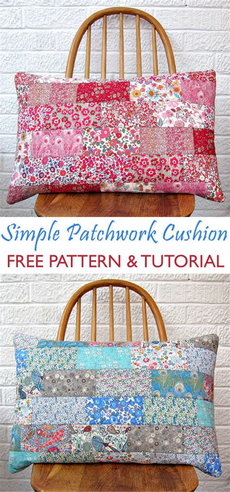 Patchwork Cushion Tutorials YouTube 的图像结果