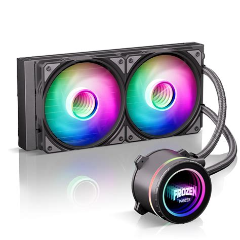 Buy 240 ARGB AIO Liquid CPU Cooler with 240mm Radiator, RGB & PWM ...