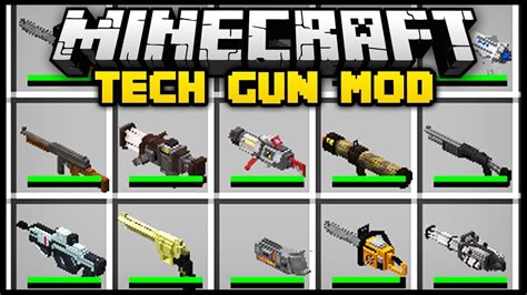 Minecraft Tech Guns Mod 的图像结果